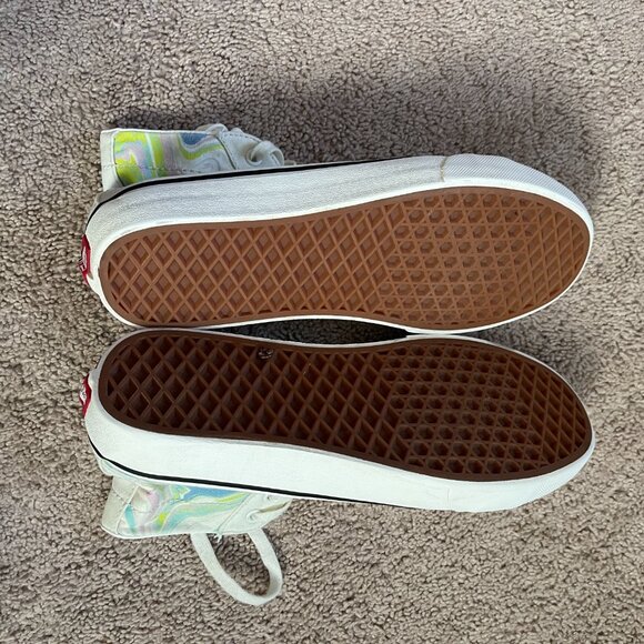 Vans SK8 Hi 138 Decon Resin Swirl/Marshmallow Skate Shoes Mens 9 Womens 10.5 - Picture 7 of 9